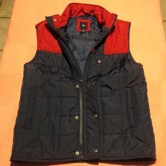 ⭐️⬇️ Gap Men’s Multicolor Puffer Vest Jacket - Picture 4 of 7